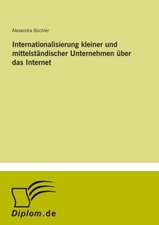 Internationalisierung kleiner und mittelständischer Unternehmen über das Internet