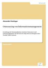 Outsourcing von Informationsmanagement