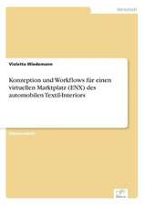 Konzeption und Workflows für einen virtuellen Marktplatz (ENX) des automobilen Textil-Interiors