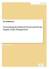 Anwendung Der Balanced Scorecard Fur Das Supply Chain Management: Messung Des E-Business-Erfolges