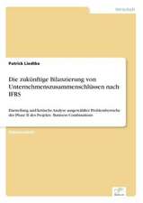 Die Zukunftige Bilanzierung Von Unternehmenszusammenschlussen Nach Ifrs