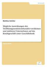 Mogliche Auswirkungen Des Treibhausgasemissionshandels Von Kleinen Und Mittleren Unternehmen Auf Das Kreditgeschaft Einer Geschaftsbank: Die Bedeutung Jugendlicher ALS Zielmarkt Fur Die Wirtschaft Und Handlungsoptionen Fur Eine Werbliche Ansprache