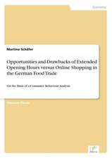 Opportunities and Drawbacks of Extended Opening Hours Versus Online Shopping in the German Food Trade: B2B Kooperation in Der Konsumguterwirtschaft