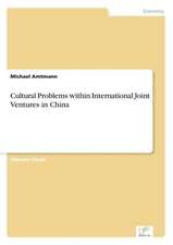 Cultural Problems Within International Joint Ventures in China: Ein Multi-Ziel-Optimierungsansatz