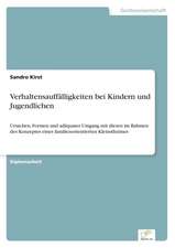 Verhaltensauffälligkeiten bei Kindern und Jugendlichen