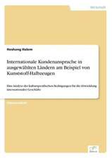 Internationale Kundenansprache in Ausgewahlten Landern Am Beispiel Von Kunststoff-Halbzeugen