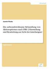 Die Aufwandswirksame Behandlung Von Aktienoptionen Nach Ifrs 2-Darstellung Und Beurteilung Aus Sicht Der Anteilseigner