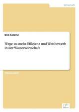 Wege Zu Mehr Effizienz Und Wettbewerb in Der Wasserwirtschaft: Strong in Theory But Struggling in Practice