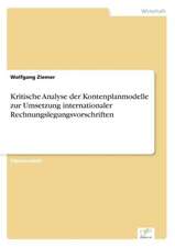 Kritische Analyse Der Kontenplanmodelle Zur Umsetzung Internationaler Rechnungslegungsvorschriften: Strong in Theory But Struggling in Practice