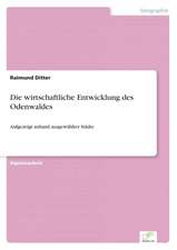 Die Wirtschaftliche Entwicklung Des Odenwaldes: Strong in Theory But Struggling in Practice