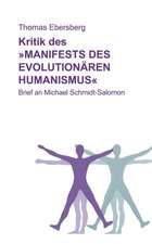 Kritik des Manifests des evolutionären Humanismus