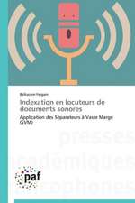 Indexation en locuteurs de documents sonores