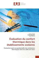 Evaluation Du Confort Thermique Dans Les Etablissements Scolaires