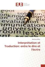 Interpretation Et Traduction