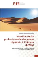 Insertion Socio-Professionnelle Des Jeunes Diplomes a Cotonou (Benin): La Vertu