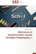 Alternance Et Autoformation: Quelle Strategie Pedagogique ?