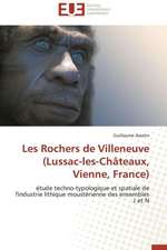 Les Rochers de Villeneuve (Lussac-Les-Chateaux, Vienne, France): Cas de L'Ue