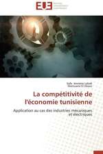 La Competitivite de L'Economie Tunisienne: Enseignement Et Metalangage