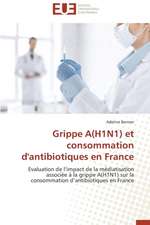 Grippe A(h1n1) Et Consommation D'Antibiotiques En France: Tome 1