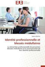 Identite Professionnelle Et Blesses Medullaires: Quelles Ressources Pour Une Classe D'Accueil ?