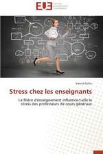 Stress Chez Les Enseignants: Enjeux Et Etapes de Mise En Place