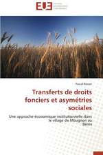 Transferts de Droits Fonciers Et Asymetries Sociales: Calcul de La Section Efficace Par La Methode Des Moments