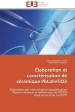 Elaboration Et Caracterisation de Ceramique Pblafetio3: Une Unite Ethnique Et Un Patrimoine Agonisant