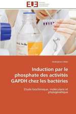 Induction Par Le Phosphate Des Activites Gapdh Chez Les Bacteries: Micro/Nano Manipulation