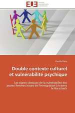 Double Contexte Culturel Et Vulnerabilite Psychique: Guerre a la Syntaxe!