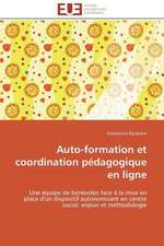 Auto-Formation Et Coordination Pedagogique En Ligne: Application Au Maghreb