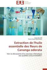 Extraction de L'Huile Essentielle Des Fleurs de Cananga Odorata: Materiau D'Avenir Pour La Pile Sofc?