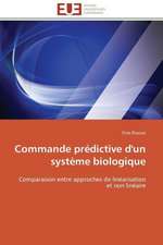 Commande Predictive D'Un Systeme Biologique: Analyse Des Actions Du Cilss Au Burkina Faso