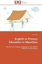 English in Primary Education in Mauritius