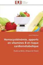 Homocysteinemie, Apports En Vitamines B Et Risque Cardiometabolique: Le Cas Des Ngemba