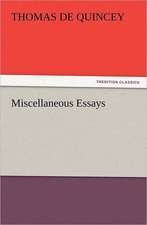 Miscellaneous Essays