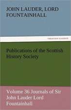 Publications of the Scottish History Society