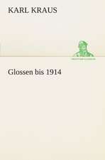 Glossen Bis 1914: Die Saugethiere 1