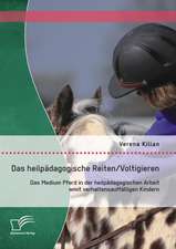 Das Heilpadagogische Reiten/ Voltigieren: Das Medium Pferd in Der Heilpadagogischen Arbeit Mit Verhaltensauffalligen Kindern