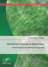 Hydrothermale Vergasung Von Algenbiomasse: Sensitivitatsanalyse Der Methangestehungskosten