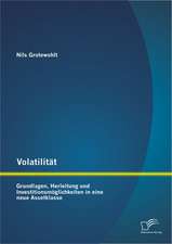 Volatilitat: Grundlagen, Herleitung Und Investitionsmoglichkeiten in Eine Neue Assetklasse