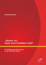 Humor Ist, Wenn Man Trotzdem Lacht - Zur Bedeutung Des Humors in Der Sozialen Arbeit: Sprachliche Konzeption Und Prototypen