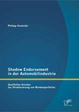 Shadow Endorsement in Der Automobilindustrie: Qualitative Ansatze Zur Strukturierung Von Markenportfolios