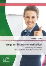 Wege Zur Mitarbeitermotivation: Bedeutung Und Funktion Unterschiedlicher Motivationsinstrumente