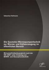 Die Gasmotor-Warmepumpentechnik Zur Warme- Und Kalteerzeugung Im Offentlichen Bereich: Wirtschaftlichkeitsvergleich Nach Der VDI 2067 Unter Einbezug V