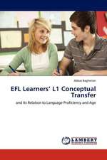 EFL Learners' L1 Conceptual Transfer