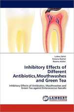 Inhibitory Effects of Different Antibiotics,Mouthwashes and Green Tea