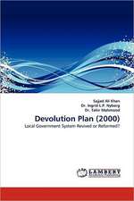 Devolution Plan (2000)