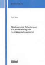 Elektronische Schaltungen zur Ansteuerung von Hochspannungsaktoren