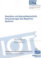 Simulative und plasmadiagnostische Untersuchungen des Magnetron Sputterns