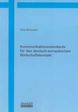 Kommunikationsstandards für den deutsch-europäischen Wirtschaftskontakt